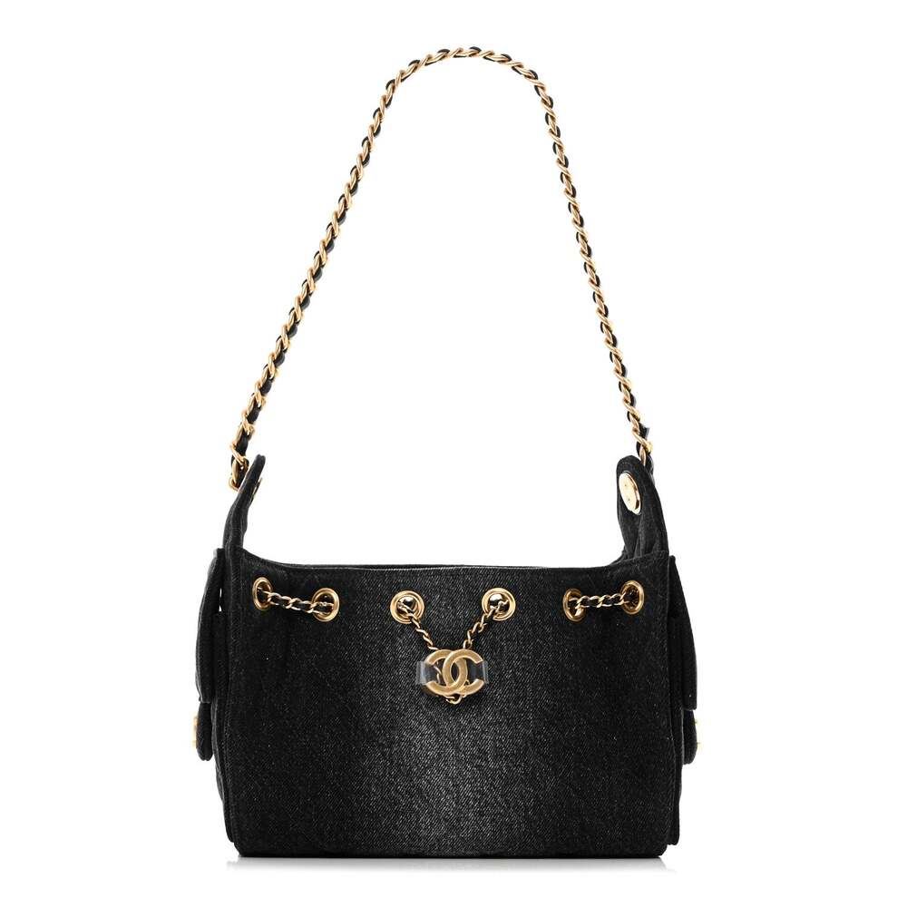 Washed Denim Quilted Mini Chanel 25 #294794C60B